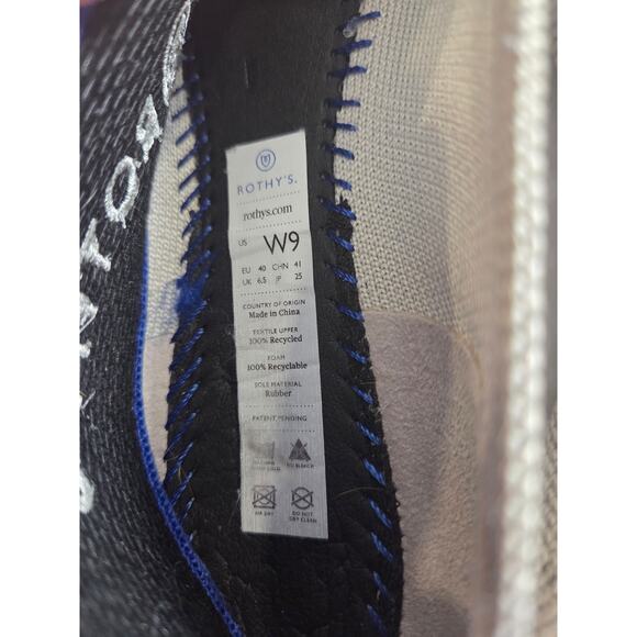 Rothy’s The Point Birdseye Women’s Size 9 Light Grey Flax Comfort Flats Shoes - Picture 5 of 5